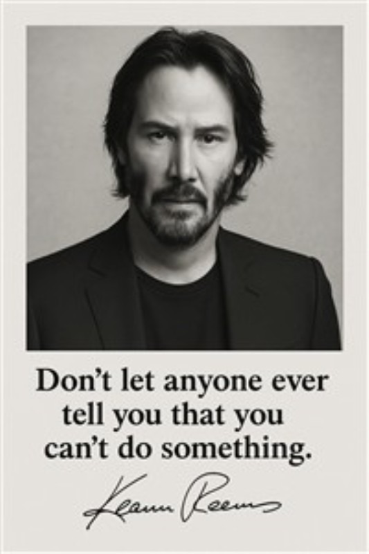 Tro på Dig Selv - Inspirerende Citat - Dette motiv bærer et stærkt budskab om selvbelæstelse og mod. Med et citat, der opfordrer til at tro på egne evner, vil denne plakat bringe inspiration til dit rum.