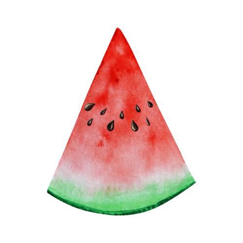 Vandmelon Skive i Aquarel