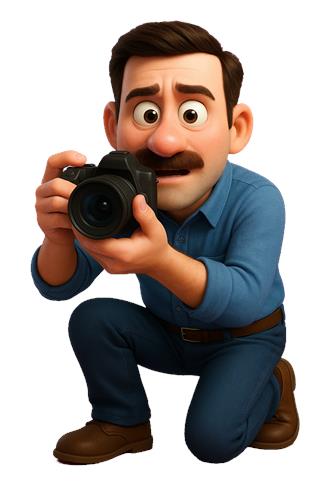 Fotograf med kamera
